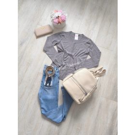 Kötött kardigán-Szürke