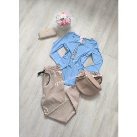 Pamutfelső -Világoskék