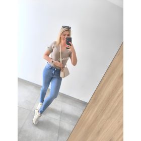 Felső V nyakú-Barna