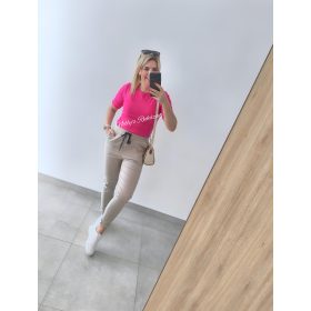 Basic felső rövid ujjú-Pink