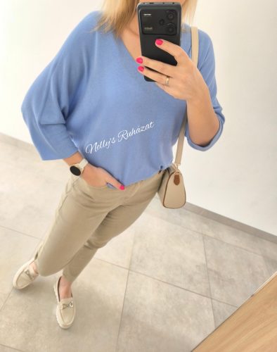 Laza vékony felső-Kék