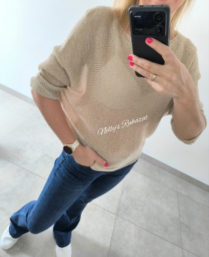 Masni Kötött felső-Bézs