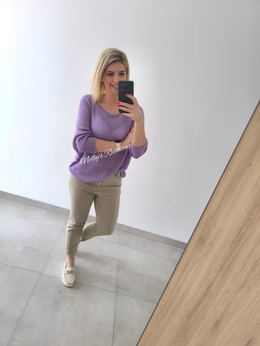 Masni Kötött felső-Lila