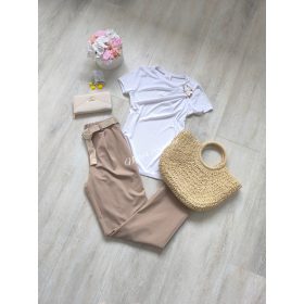 Felső csattal-Fehér