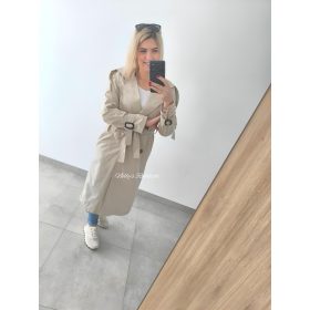 Hosszú kabát-Bézs