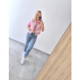 Mellény-Világos rózsaszín