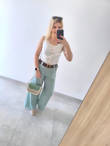 Bőszárú nadrág-Zöld