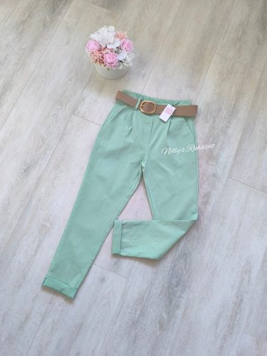 Nadrág övvel-Zöld