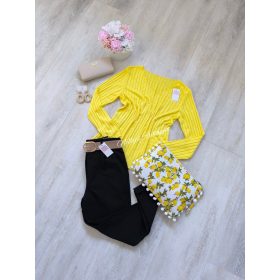 Nadrág övvel-Fekete