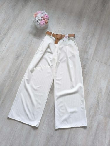 Bőszárú nadrág-Fehér