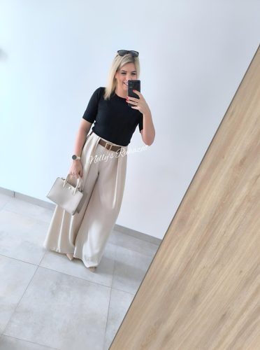 Bőszárú nadrág-Bézs