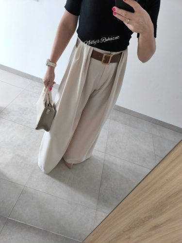 Bőszárú nadrág-Bézs