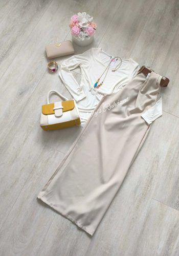 Bőszárú nadrág-Bézs