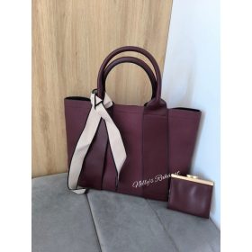 Táska szett-Burgundi