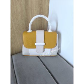 Kézi táska-Fehér-sárga